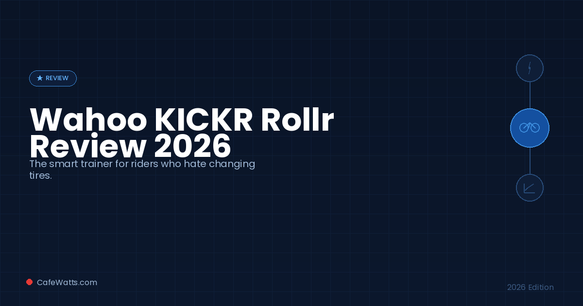 Wahoo KICKR Rollr review 2026 — smart trainer for riders who hate changing tires