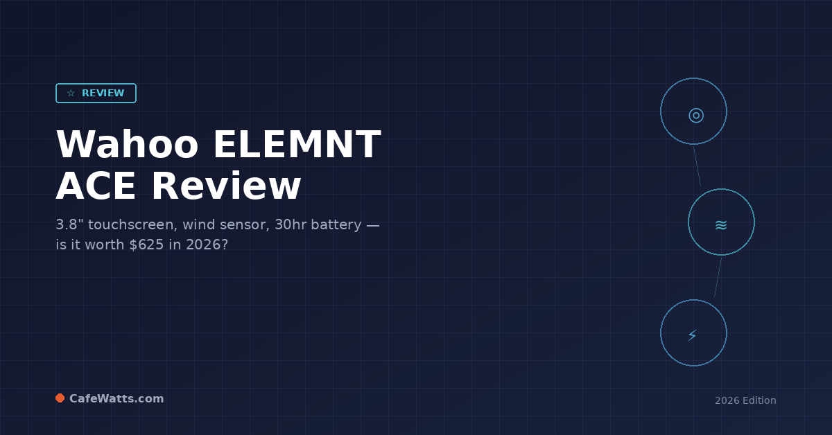 Wahoo ELEMNT ACE Review 2026 — CafeWatts