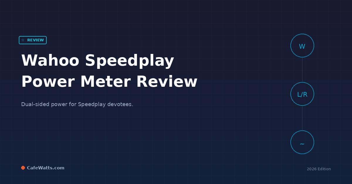 Wahoo Speedplay Power Meter Review 2026: Worth It?