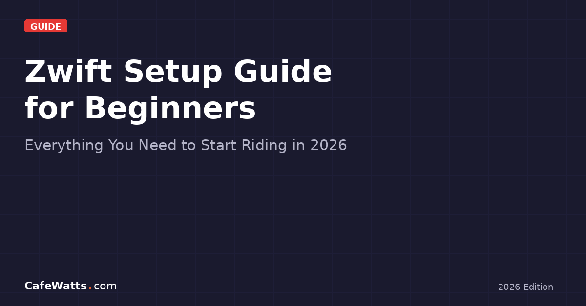 zwift setup guide for beginners 2026